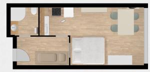 Plán poschodí v ubytovaní Berghof Apartment Bergwiese Top 31