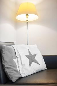 Postel nebo postele na pokoji v ubytování Apartmenthaus Seehof