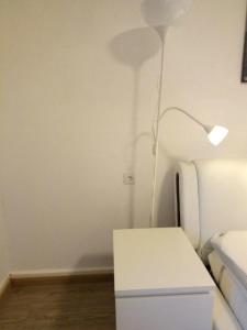 Ein Bett oder Betten in einem Zimmer der Unterkunft Ferienwohnung Brenderweg