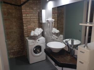 Ett badrum på Apartamenty Klimacik