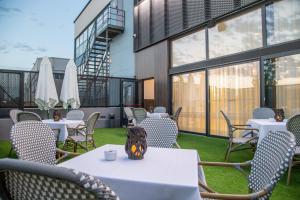 Balkón alebo terasa v ubytovaní HOTEL IBERUM
