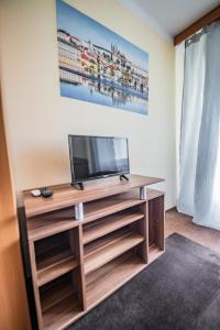 TV a/nebo společenská místnost v ubytování Hotel Penzion Rohožník