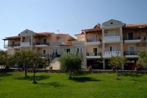 Budova, kde se aparthotel nachází