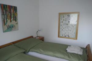 Haus Silberblick Anrigにあるベッド