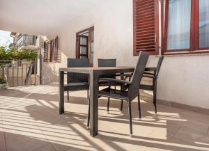 Balkon lub taras w obiekcie Apartmani Dragica