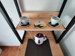 Coffee and tea making facilities at Kalypso studio Resorts