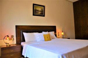 Postel nebo postele na pokoji v ubytování Pagiatakis Suites