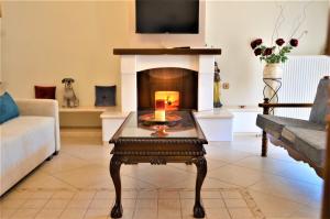 Posezení v ubytování Pagiatakis Suites