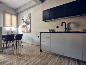 Kuchyň nebo kuchyňský kout v ubytování Pothos Suites + 5 fotografií