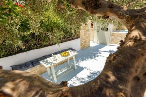 A balcony or terrace at Villa Evrithea
