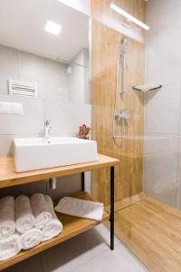 Kúpeľňa v ubytovaní ZatorHome apartamenty - blisko Energylandii i Zatorlandu