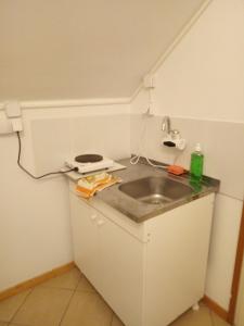 Kuchyň nebo kuchyňský kout v ubytování Hostel Bata