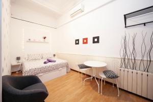 Posteľ alebo postele v izbe v ubytovaní Fabrizzios Terrace Hostel