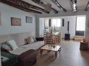 Posezení v ubytování Alma Mudéjar Casa Rural