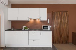 Kuchyň nebo kuchyňský kout v ubytování Residence Désirée Classic & Design
