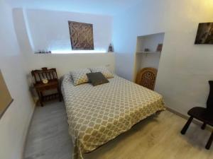 Postel nebo postele na pokoji v ubytování Alma Mudéjar Casa Rural