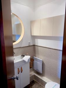 Koupelna v ubytování Apartmán Rea
