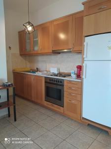 A kitchen or kitchenette at SEA AND SKY APARTMENT