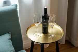 Nápoje v ubytování Hotel Rathaus - Wein & Design