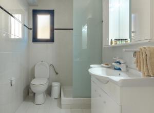 Phòng tắm tại villa hena