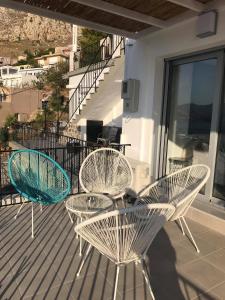 Balkón nebo terasa v ubytování Calma apartment