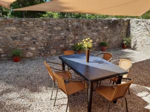 Patio alebo iná vonkajšia časť ubytovania Casa del Pont