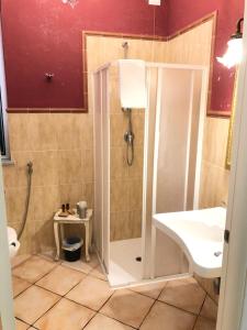 
A bathroom at New B&B Dimora Annulina
