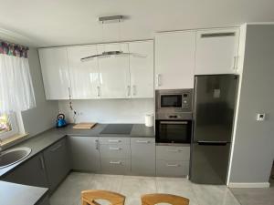 Η κουζίνα ή μικρή κουζίνα στο Apartament Viva Gdańsk