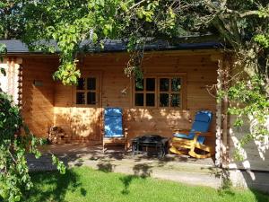 Zahrada ubytování Cabin at Aithernie