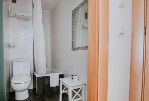 Koupelna v ubytování Hotel Isasa