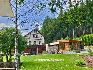Zahrada ubytování Pension Oybin