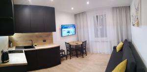 Kuchyňa alebo kuchynka v ubytovaní Apartament Izerski Raj
