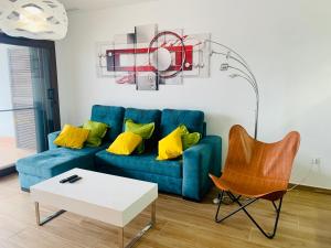 A seating area at Rosa Chenz