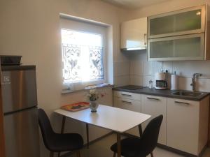 Kuchyň nebo kuchyňský kout v ubytování Villa Manja