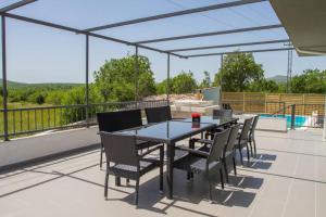 Balkón nebo terasa v ubytování Holiday house Villa Bleu