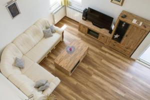 TV a/nebo společenská místnost v ubytování Holiday house Villa Bleu