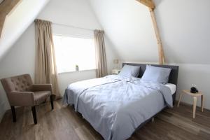 Giường trong phòng chung tại Het Doktershuys