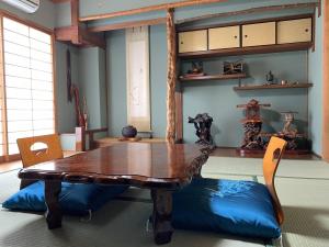 Hotel Yamachou的休息区