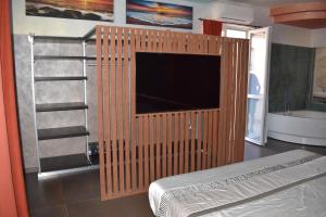 A television and/or entertainment centre at Garda Fantasy Apartment - JACUZZI