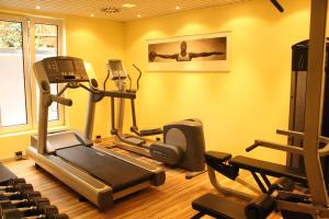 Fitness centrum a/nebo fitness zařízení v ubytování Astralis Hotel Domizil