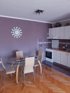Kuchyň nebo kuchyňský kout v ubytování Lovely L home BN centar -Rent a car automatic