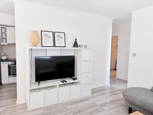 Μια τηλεόραση ή/και κέντρο ψυχαγωγίας στο Apartament AMMA - De Luxe - Free Parking