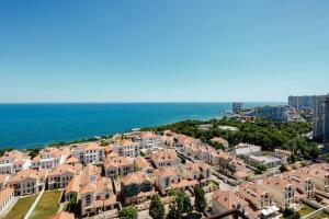 En generel havudsigt eller havudsigten taget fra lejligheden