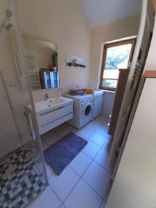 Koupelna v ubytování Ferienwohnung Morgensonne Kurort Rathen