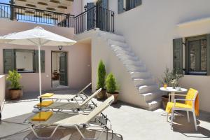 A balcony or terrace at Villa Stylianna