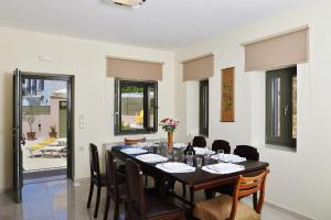 A seating area at Villa Stylianna