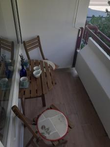Balkón alebo terasa v ubytovaní KARDOS APARTMAN