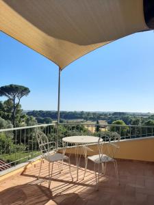A balcony or terrace at IV Casale Roma Country Villa