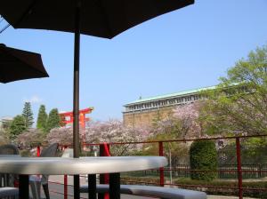 
Balkon atau teras di Kyoto Travellers Inn
