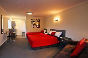 Posezení v ubytování Oamaru Motor Lodge